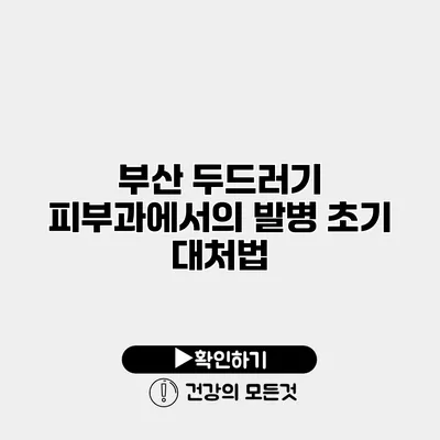 부산 두드러기 피부과에서의 발병 초기 대처법